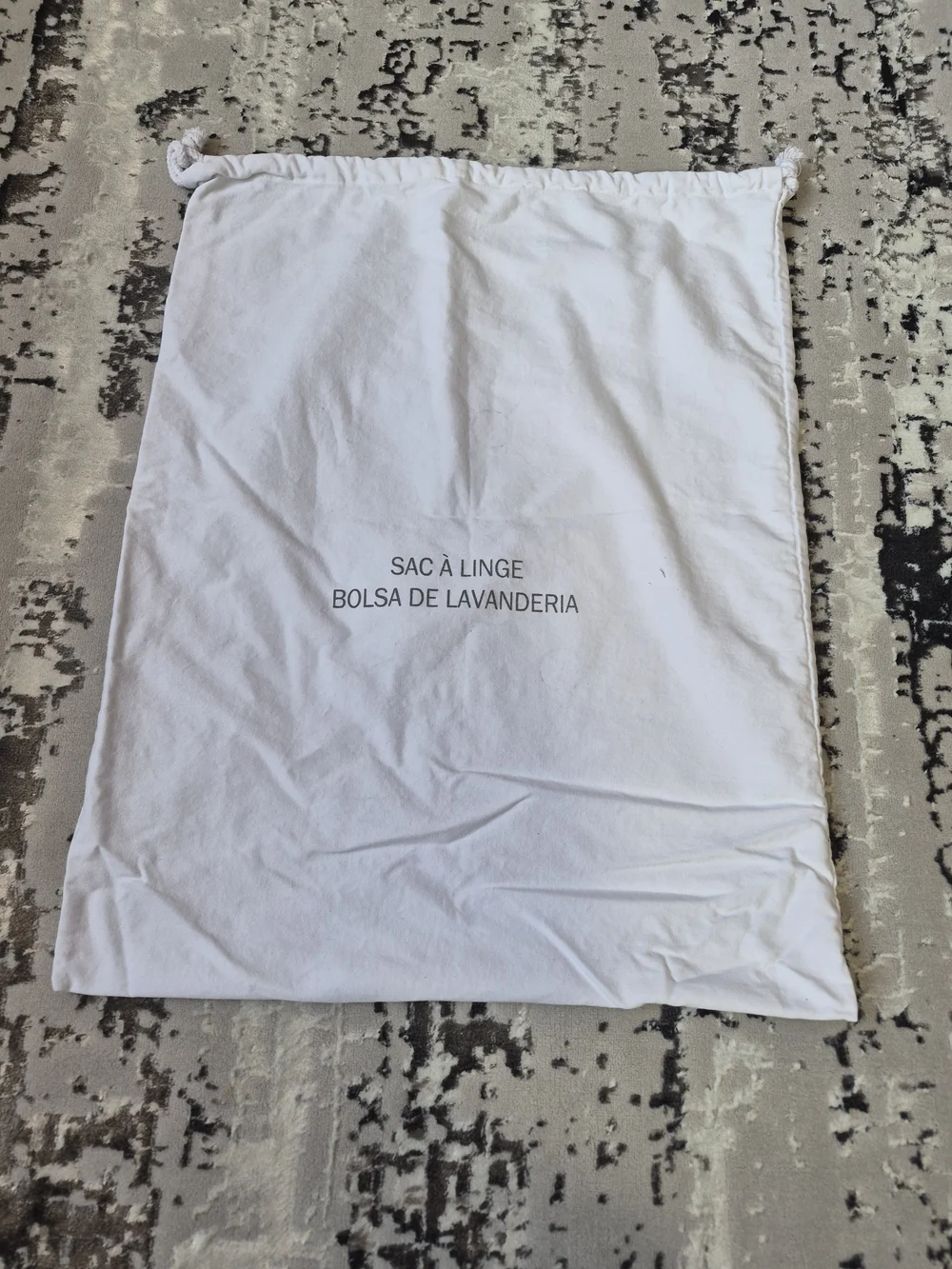 Official Fairmont Hotel Laundry Bag cotton large 22.5×18 with pocket